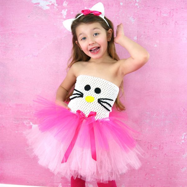 2-9 years pink kitten girl cosplay costumes birthday party tutu dress girl dress children clothes party halloween costume, Black;red
2-9 years pink kitten girl cosplay costumes birthday party tutu dress girl dress children clothes party halloween costume, Black;red