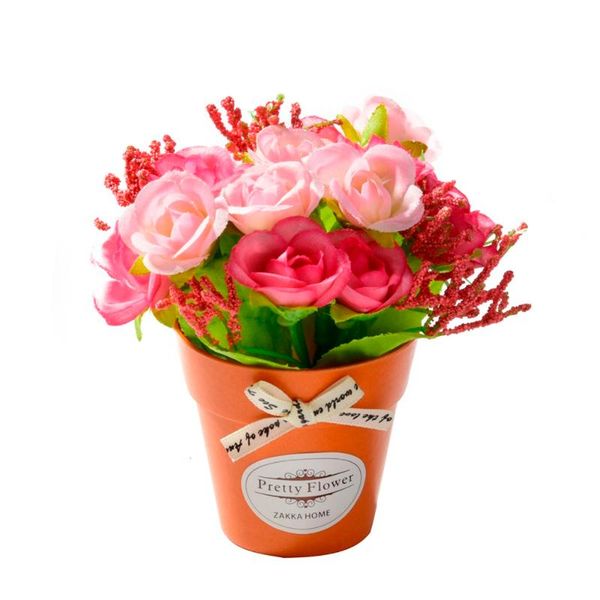 decorative flowers & wreaths artificial potted simulation rose silk bouquet flower set plants ornaments table home wedding decoration
decorative flowers & wreaths artificial potted simulation rose silk bouquet flower set plants ornaments table home wedding decoration