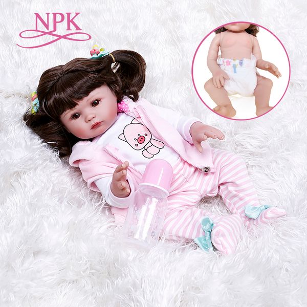 new 47cm newborn baby new full body very soft silicone bebe doll reborn toddler girl doll waterproof bath christmas surprice
new 47cm newborn baby new full body very soft silicone bebe doll reborn toddler girl doll waterproof bath christmas surprice