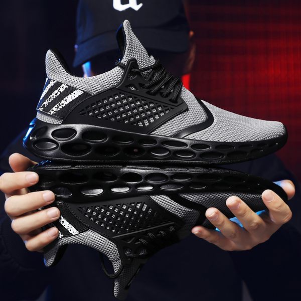 summer men sneakers fashion spring outdoor shoes men casual men's shoes comfortable mesh for size 39-46, Black
summer men sneakers fashion spring outdoor shoes men casual men's shoes comfortable mesh for size 39-46, Black