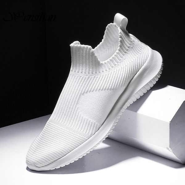fashion knitting sneakers men casual shoes super light loafers stretch socks shoes breathable sneakers slip on tenis masculino, Black
fashion knitting sneakers men casual shoes super light loafers stretch socks shoes breathable sneakers slip on tenis masculino, Black