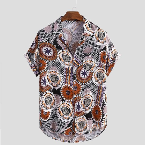 stylish mens vintage ethnic printed turn down collar short sleeve loose casual shirt camicia da uomo caldo plus, White;black
stylish mens vintage ethnic printed turn down collar short sleeve loose casual shirt camicia da uomo caldo plus, White;black
