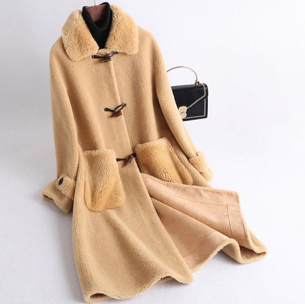new fashion women winter square collar long sheep-sheared lamb fur overcoat thickened and loose cashmere faux fur coat, Black
new fashion women winter square collar long sheep-sheared lamb fur overcoat thickened and loose cashmere faux fur coat, Black