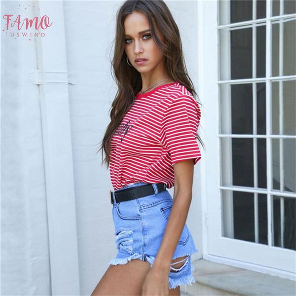 red white stripe tee women short sleeve basic t shirt summer 2019 casual streetwear boyfriend tshirt 90s baby
red white stripe tee women short sleeve basic t shirt summer 2019 casual streetwear boyfriend tshirt 90s baby