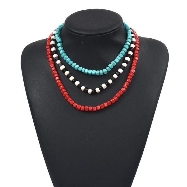 bohemian ethnic wooden beads choker necklace women layering handmade wood beaded necklace diy jewelry 2019 red green black, Golden;silver
bohemian ethnic wooden beads choker necklace women layering handmade wood beaded necklace diy jewelry 2019 red green black, Golden;silver