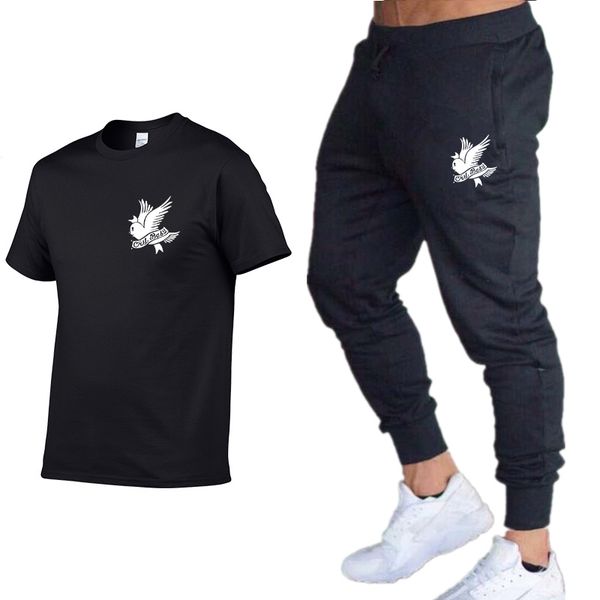 tracksuit male 2020 men sportswear set fitness clothing summer print t shirt + trousers suit 2 pieces sets 2xl, Gray
tracksuit male 2020 men sportswear set fitness clothing summer print t shirt + trousers suit 2 pieces sets 2xl, Gray