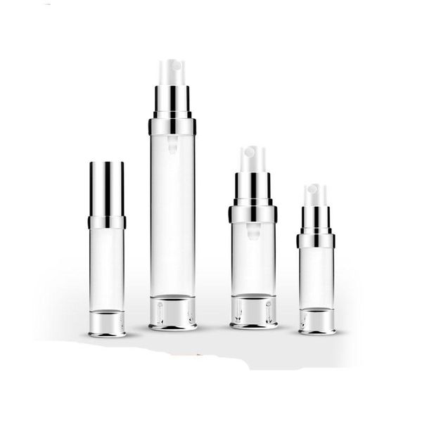 300pcs 5ml 10ml 15ml 30ml travel mini refillable empty atomizer perfume bottle pump spray case airless pump cosmetic containers
