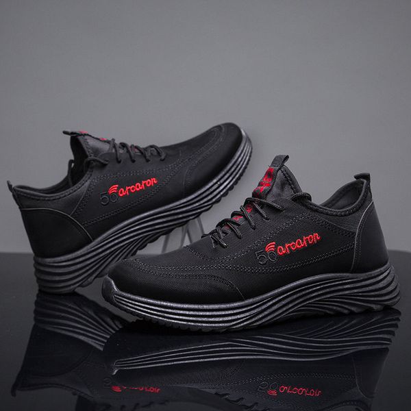 new men 's shoes leather breathable single shoes wind walking men 's zapatos de hombre casual trend sports, Black
new men 's shoes leather breathable single shoes wind walking men 's zapatos de hombre casual trend sports, Black