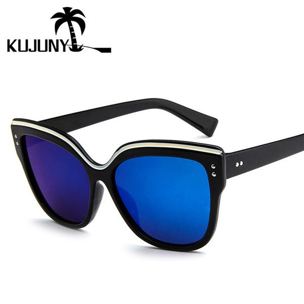 kujuny ladies cat eye sunglasses men women vintage sun glasses brand design sunglass eyebrows frame reflection mirror eyewears, White;black
kujuny ladies cat eye sunglasses men women vintage sun glasses brand design sunglass eyebrows frame reflection mirror eyewears, White;black