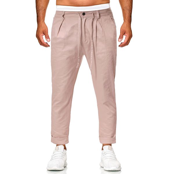 men's casual solid loose button color sweatpant cargo pants sports trousers male streetwear pantalones hombre joggers plus size, Black
men's casual solid loose button color sweatpant cargo pants sports trousers male streetwear pantalones hombre joggers plus size, Black