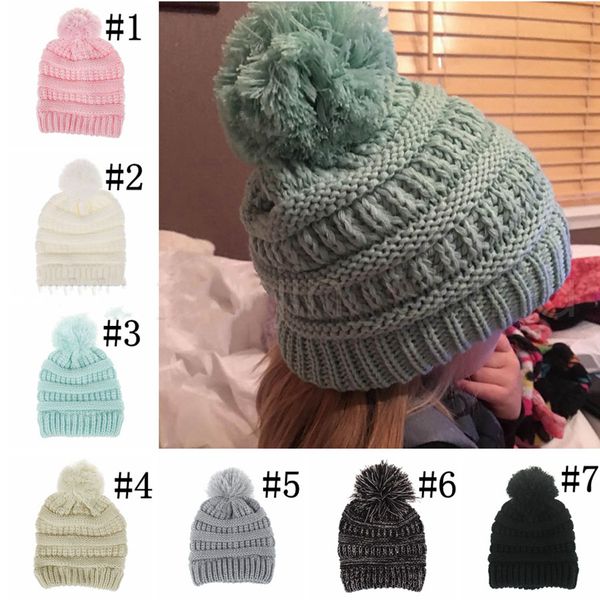 fashion kids winter warm hats soft fur pom ball caps cute baby knitted hat candy color crochet beanie cap dhl an2761 
fashion kids winter warm hats soft fur pom ball caps cute baby knitted hat candy color crochet beanie cap dhl an2761