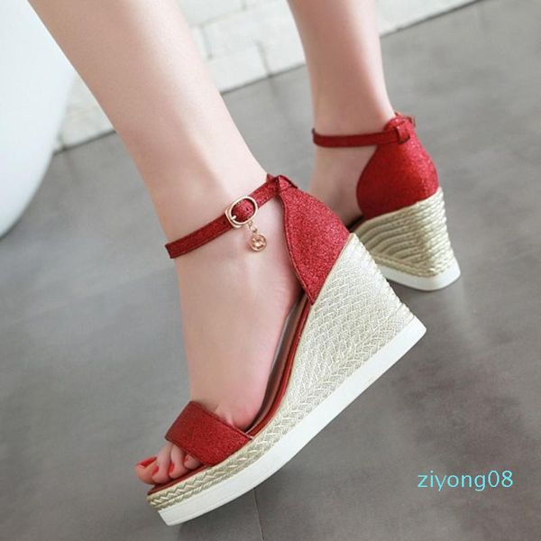 fashion shoes woman sequins casual wedges sandals platform high heel sandals women shoes sandalia feminina zapatos de mujerl z08, Black
fashion shoes woman sequins casual wedges sandals platform high heel sandals women shoes sandalia feminina zapatos de mujerl z08, Black