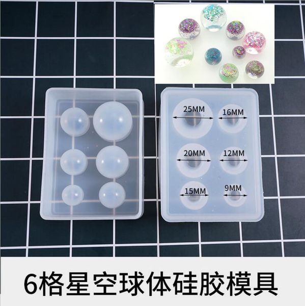transparent silicone mould resin decorative craft diy 6 different sizes universe ball shpe type epoxy resin molds for jewelry
transparent silicone mould resin decorative craft diy 6 different sizes universe ball shpe type epoxy resin molds for jewelry