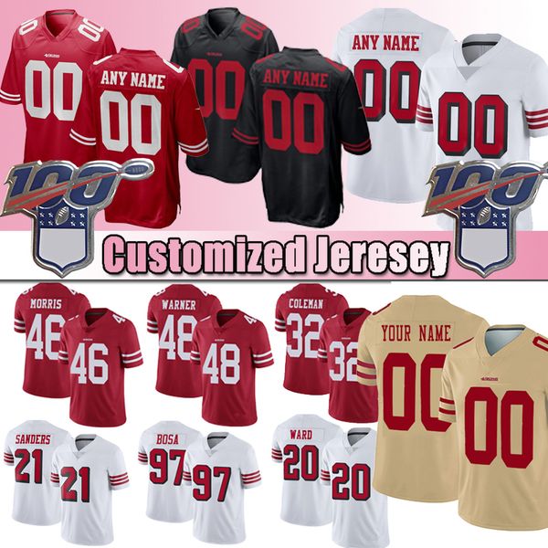 17 emmanuel sanders san custom 49er jersey 54 fred warner 19 deebo samuel tevin coleman 42 ronnie lott chase mclaughlin tevin coleman, Black;red
17 emmanuel sanders san custom 49er jersey 54 fred warner 19 deebo samuel tevin coleman 42 ronnie lott chase mclaughlin tevin coleman, Black;red