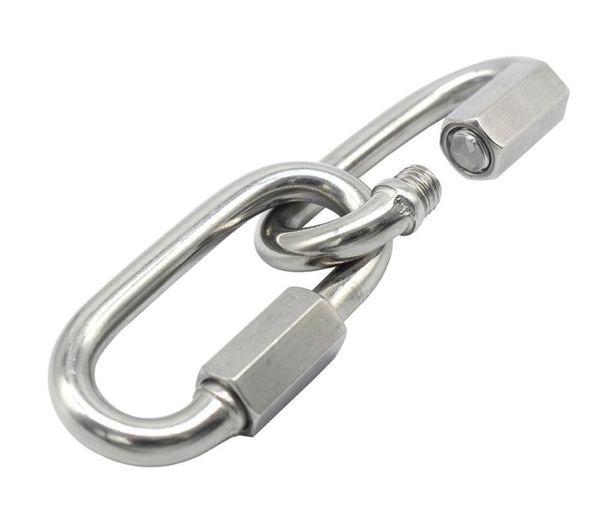3 inch stainless steel heavy duty carabiner clips with screw locking chain link quick connector hook accessories tool
3 inch stainless steel heavy duty carabiner clips with screw locking chain link quick connector hook accessories tool