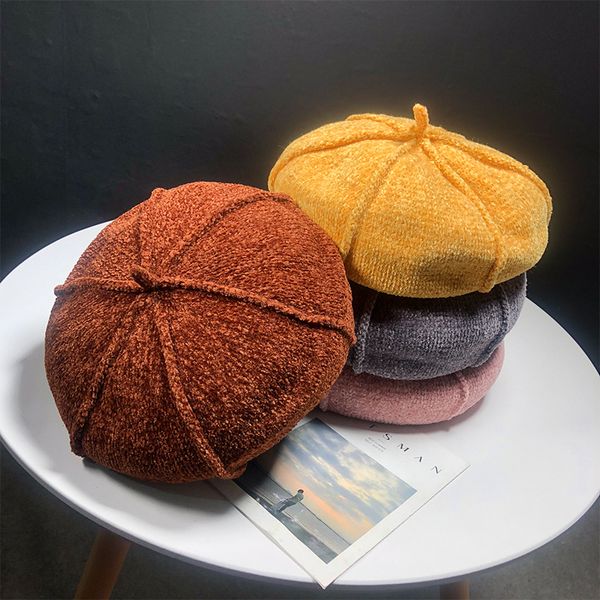 10pcs/lot 01811-pei05308 winter warm solid chenille lady beret cap women leisure pumpkin painter hat wholesale, Blue;gray
10pcs/lot 01811-pei05308 winter warm solid chenille lady beret cap women leisure pumpkin painter hat wholesale, Blue;gray