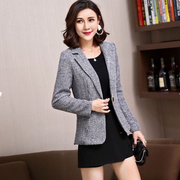 vintage stylish office lady grey business suit jacket small blazer long sleeve suit coat blazer jacket outwear women, White;black
vintage stylish office lady grey business suit jacket small blazer long sleeve suit coat blazer jacket outwear women, White;black