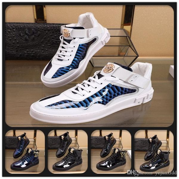 luxuries men shoes luxuries women shoes men's leather lace up platform oversized sole sneakers white black casual shoes with b
luxuries men shoes luxuries women shoes men's leather lace up platform oversized sole sneakers white black casual shoes with b