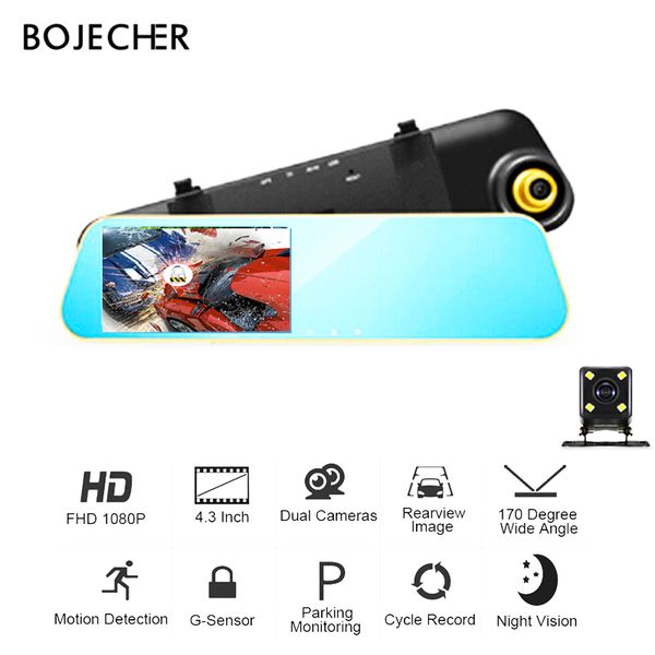 rearview mirror camera 4.3 inch car dvr dash camera video recorder fhd 1080p dashcam dual lens night vision car vehicle
rearview mirror camera 4.3 inch car dvr dash camera video recorder fhd 1080p dashcam dual lens night vision car vehicle