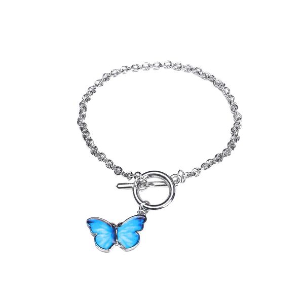 корейская версия слова niche design blue butterfly пряжка титановый стальной браслет не выцветает над огнем пары подружек, Black
корейская версия слова niche design blue butterfly пряжка титановый стальной браслет не выцветает над огнем пары подружек, Black