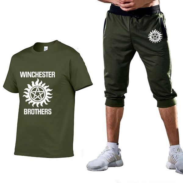 new 2020 summer tshirt men winchester brothers print casual comfortable cotton short sleeve men t shirts+pants suit
new 2020 summer tshirt men winchester brothers print casual comfortable cotton short sleeve men t shirts+pants suit