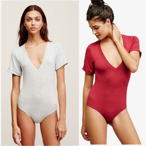 women girls bodycon playsuits solid v-neck short sleeves shirts new fashion slim bodysuits spring summer feminina blusas, Black;white
women girls bodycon playsuits solid v-neck short sleeves shirts new fashion slim bodysuits spring summer feminina blusas, Black;white