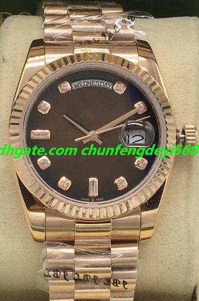 luxury watch 3 style crown midsize 36mm 18k yellow gold 128238 diamond dial unworn automatic fashion men's watches wristwatch, Slivery;brown
luxury watch 3 style crown midsize 36mm 18k yellow gold 128238 diamond dial unworn automatic fashion men's watches wristwatch, Slivery;brown