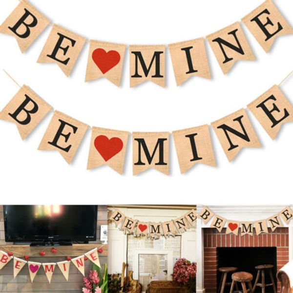 banner linen flag be mine party valentine bunting triangle flag wedding supply
banner linen flag be mine party valentine bunting triangle flag wedding supply