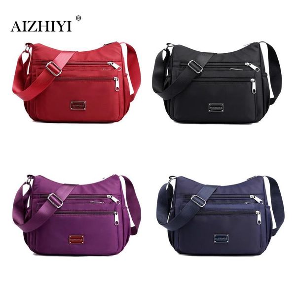 women waterproof nylon large capacity messenger crossbody bags female casual solid color zipper shoulder handbag
women waterproof nylon large capacity messenger crossbody bags female casual solid color zipper shoulder handbag