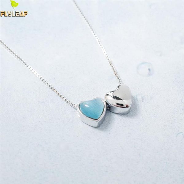 925 sterling silver blue opal double heart pendant necklace for women handmade lady girl student fine jewelry flyleaf
925 sterling silver blue opal double heart pendant necklace for women handmade lady girl student fine jewelry flyleaf