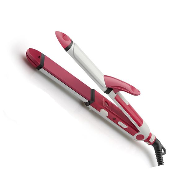 3 in 1 hair straightening irons ceramic hair straightener flat iron corrugated crimper waves salon chapinha hair styling tools, Black
3 in 1 hair straightening irons ceramic hair straightener flat iron corrugated crimper waves salon chapinha hair styling tools, Black