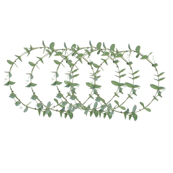 5pcs/set simulation green vegetation wreath eucalyptus leaf hoop garland interior decoration
5pcs/set simulation green vegetation wreath eucalyptus leaf hoop garland interior decoration