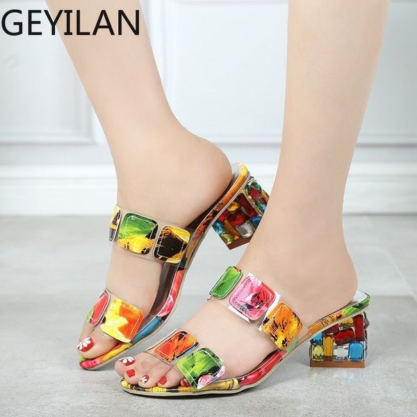 2019 new summer women multi colors sandals fashion high heels open toe beach flip flops ladies crystal heels shoes woman, Black
2019 new summer women multi colors sandals fashion high heels open toe beach flip flops ladies crystal heels shoes woman, Black