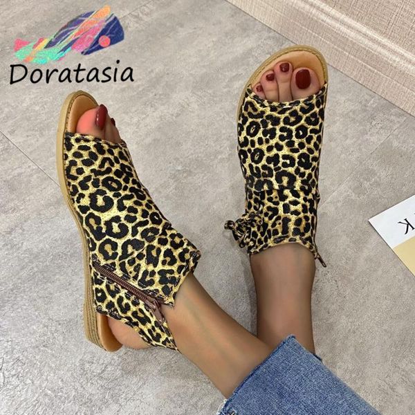 doratasia retro girl summer sandals open toe leopard flat sandals women sewing zipper fashion causal daily beach shoes woman, Black
doratasia retro girl summer sandals open toe leopard flat sandals women sewing zipper fashion causal daily beach shoes woman, Black