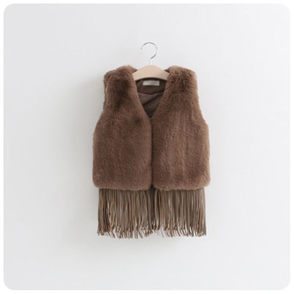 kids girls artificial fur vest coats winter warm waistcoat children sleeveless jacket tassel outerwear clothing for 1-7 years, Blue
kids girls artificial fur vest coats winter warm waistcoat children sleeveless jacket tassel outerwear clothing for 1-7 years, Blue