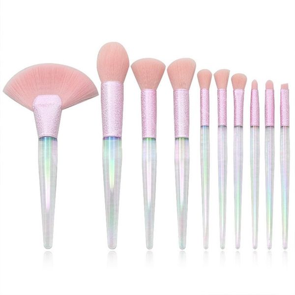 10pcs cone-shaped transparent matte makeup brush set eyeshadow eyebrow lip brush blush set face maquiagem tool
10pcs cone-shaped transparent matte makeup brush set eyeshadow eyebrow lip brush blush set face maquiagem tool