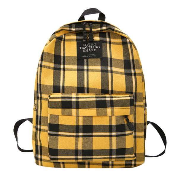 women new bag plaid female student college wind casual large capacity bag pretty style daily plaid canvas backpack travel
women new bag plaid female student college wind casual large capacity bag pretty style daily plaid canvas backpack travel