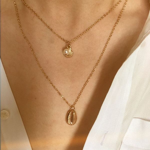 new charm gold multi layer necklace for women girl shell choker necklaces & pendants 2019 female ocean jewelry, Silver
new charm gold multi layer necklace for women girl shell choker necklaces & pendants 2019 female ocean jewelry, Silver