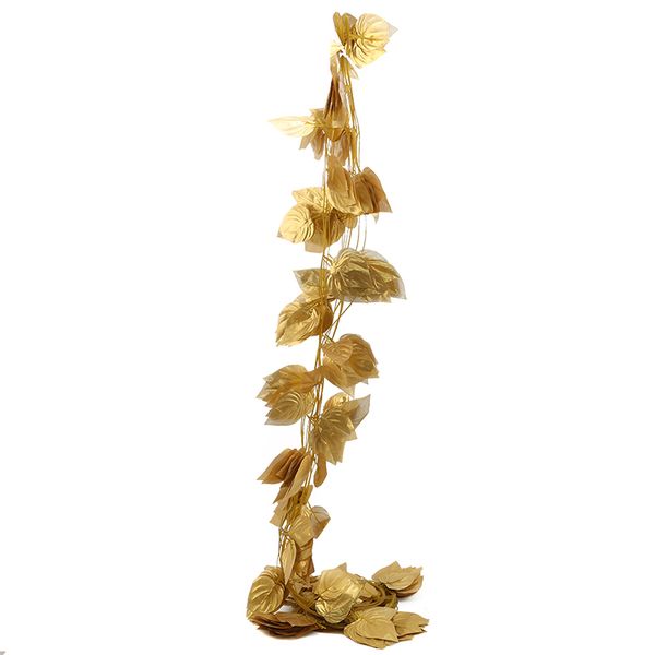 golden fake leaf hanging garland artificial plant wired gold leaf garland ivy artificial vine greenery for wedding decoration
golden fake leaf hanging garland artificial plant wired gold leaf garland ivy artificial vine greenery for wedding decoration
