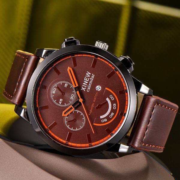 vintage classic mens waterproof date leather strap sport quartz army watch bw men's watch wrist party decoration business, Slivery;brown
vintage classic mens waterproof date leather strap sport quartz army watch bw men's watch wrist party decoration business, Slivery;brown