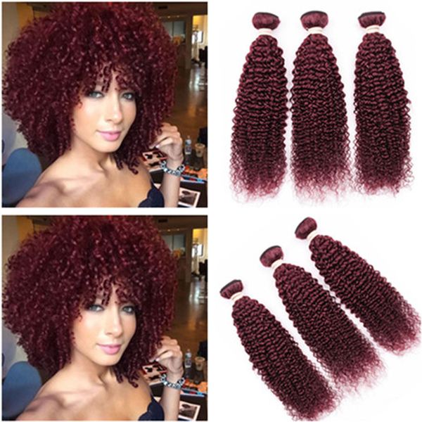virgin brazilian wine red human hair bundles deals kinky curly #99j burgundy red virgin human hair weaves extensions double weft 3pcs lot, Black
virgin brazilian wine red human hair bundles deals kinky curly #99j burgundy red virgin human hair weaves extensions double weft 3pcs lot, Black
