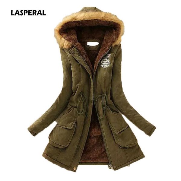 lasperal 2019 new parkas female women winter coat thickening cotton winter jacket flully womens outwear parkas for women, Tan;black
lasperal 2019 new parkas female women winter coat thickening cotton winter jacket flully womens outwear parkas for women, Tan;black