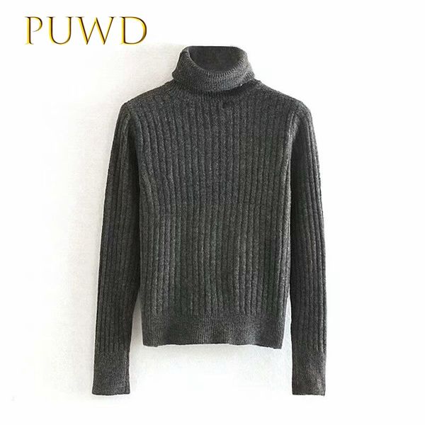 puwd 2019 осень new ladies bottom свитер, высокий воротник тонкий вязаный свитер серый, White;black
puwd 2019 осень new ladies bottom свитер, высокий воротник тонкий вязаный свитер серый, White;black