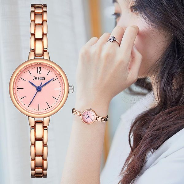 rose gold stainless steel women bracelet watches fashion blue needle dress watch ladies quartz wristwatches, Slivery;brown
rose gold stainless steel women bracelet watches fashion blue needle dress watch ladies quartz wristwatches, Slivery;brown