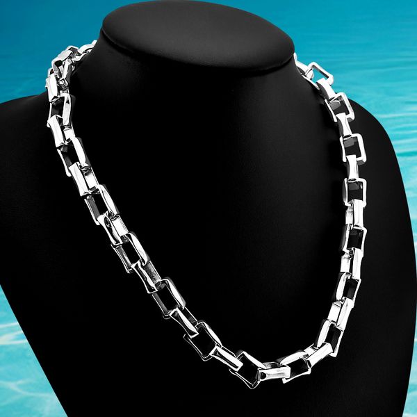 new brand jewelry cool men necklace.925 sterling silver rectangular chain. thickness chain men jewelry
new brand jewelry cool men necklace.925 sterling silver rectangular chain. thickness chain men jewelry