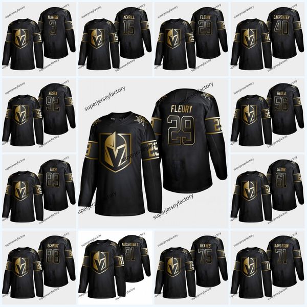 

Golden Edition Marc-Andre Fleury Vegas Golden Knights Jersey Cody Eakin Ryan Carpenter Jon Merrill Valentin Zykov Nick Holden Pirri Jersey