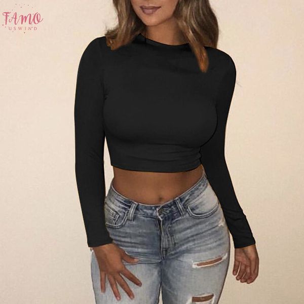 crop top black футболки sexy basic short tshirts femme club белый женщина рубашка harajuku 2019 весна зима с длинным рукавом crop топов, White
crop top black футболки sexy basic short tshirts femme club белый женщина рубашка harajuku 2019 весна зима с длинным рукавом crop топов, White