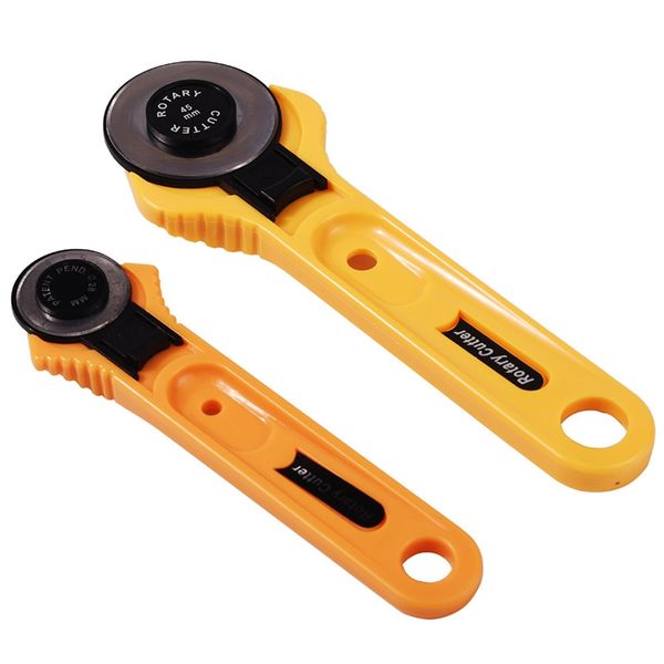 cloth rotary cutter 28/45mm patchwork roller wheel round knife leather paper fabric cutter cutting tool diy sewing accessories, Black
cloth rotary cutter 28/45mm patchwork roller wheel round knife leather paper fabric cutter cutting tool diy sewing accessories, Black