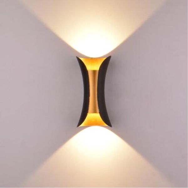 super bright led wall light aluminum outdoor waterproof wall lamp garden porch patio aside front door lighting light bl800