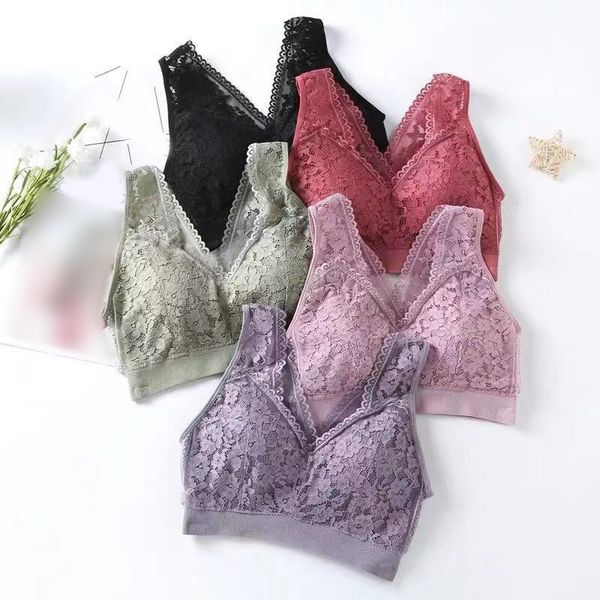 ladies retro style seamless deep v neck bra summer lace wireless bras lingeries soft active bras with big strap, Red;black
ladies retro style seamless deep v neck bra summer lace wireless bras lingeries soft active bras with big strap, Red;black